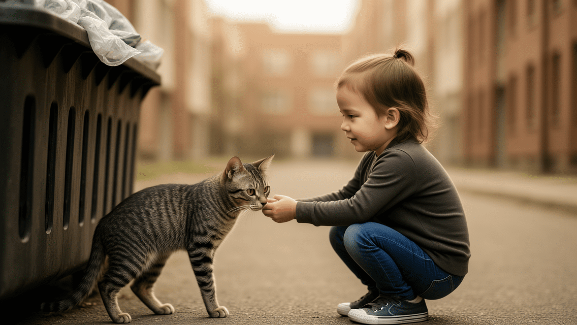 孩子画里的猫，变成了真的相框
