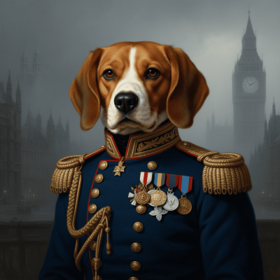 Beagle Victorian Military